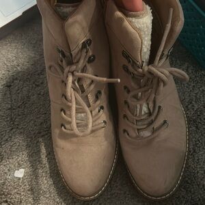 tan booties
